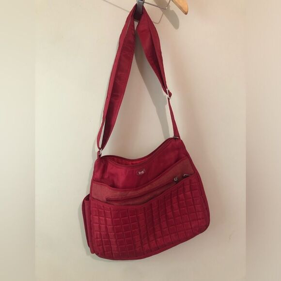 ♦️ Lug | Puffed Red Purse - Picture 1 of 6